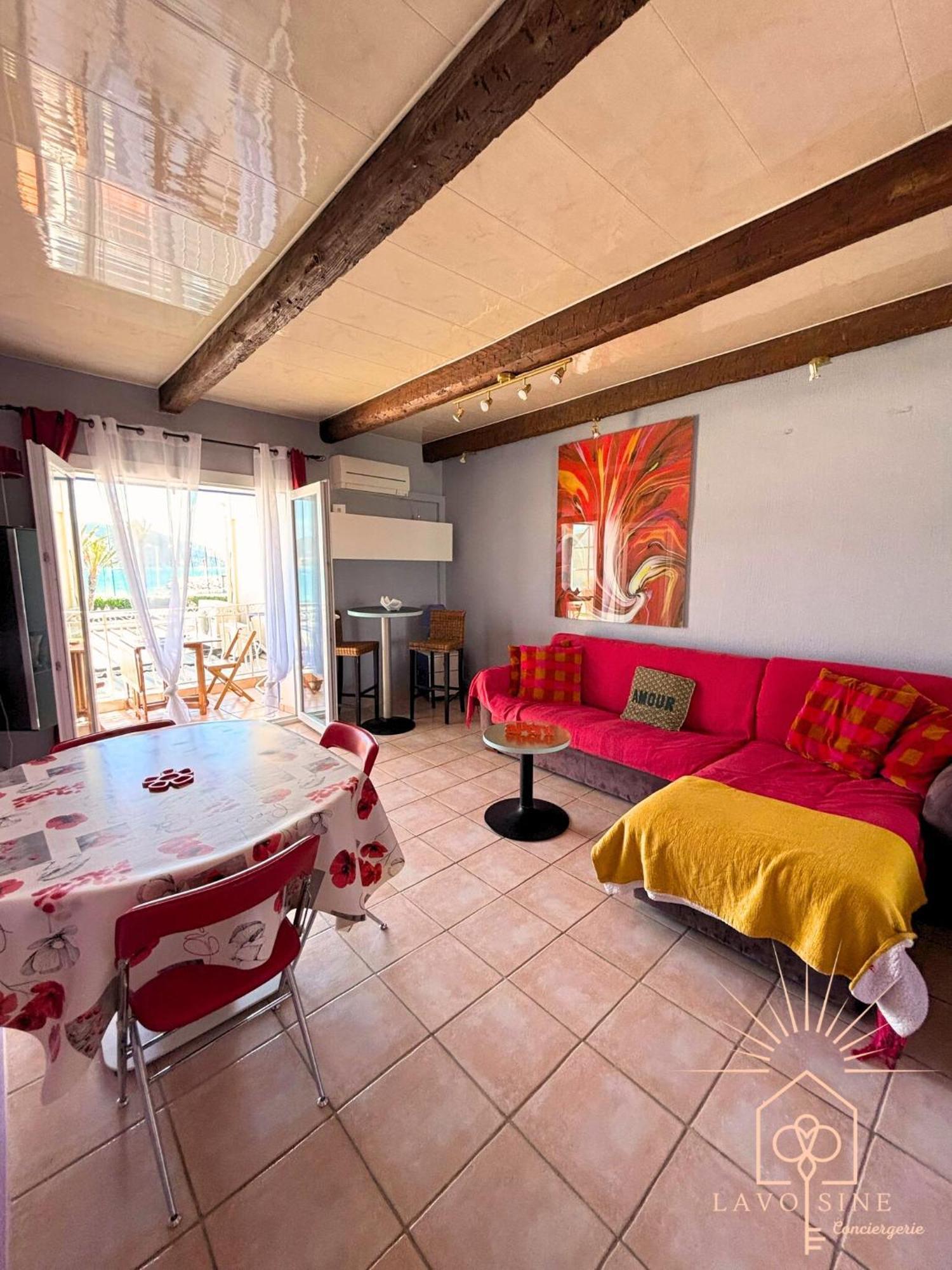 Les Pieds Dans L'Eau Appartement Saint-Cyr-sur-Mer Buitenkant foto